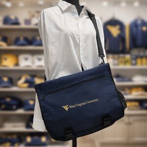 West Virginia University Computer Messenger Bag Crossbody Handheld Canvas